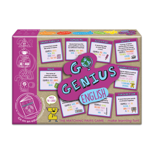 Go Genius English - The Matching Pairs Game 604565579997 mystery planet 