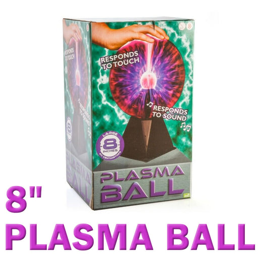 Large Plasma Ball 8" Nikola Tesla Globe Lamp MDI 9318051000551 Mystery Planet Australia 1