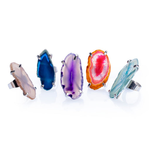 Gemstone Rainbow Agate Filigree Ring by Wishstone - Mystery Planet - www.mysteryplanet.com.au 1